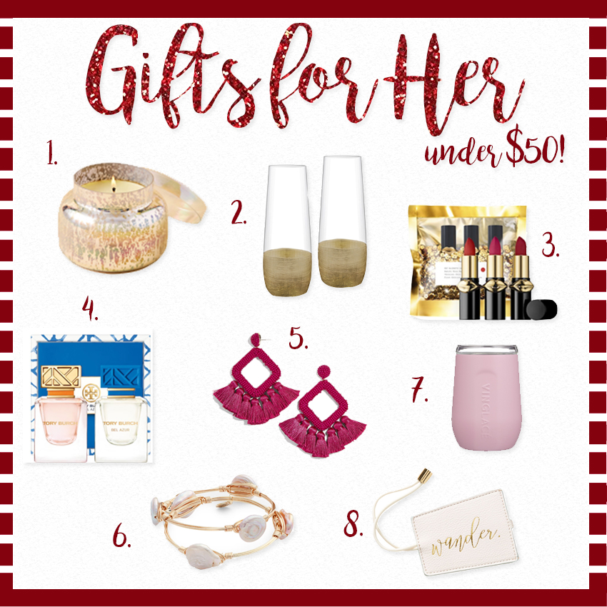 Last Minute Gifts for Her under $50